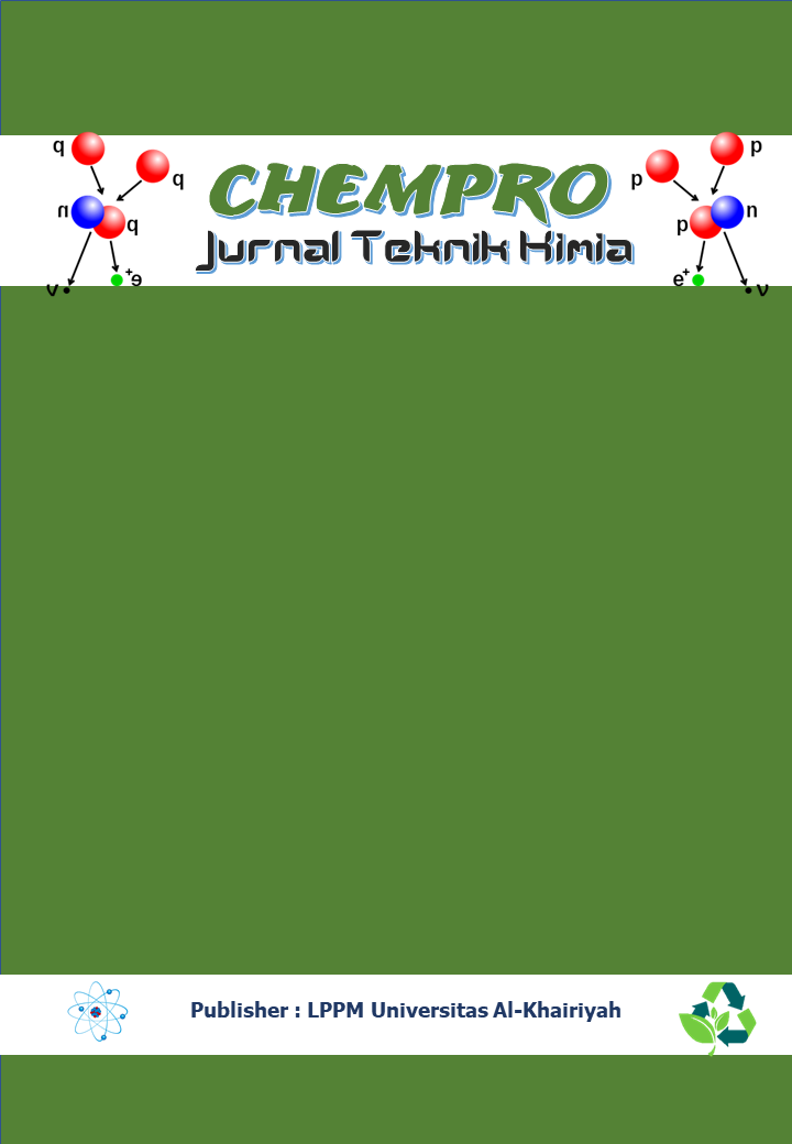 					View Vol. 3 No. 01 (2025): Journal CHEMPRO
				